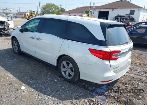 2020 Honda Odyssey Ex-L/Ex-L W/Navi Res z USA, uszkodzony, nr VIN 5FNRL6H72LB010506